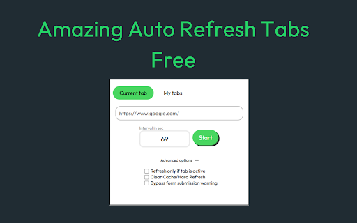 Amazing Auto Refresh Tabs Free screenshot