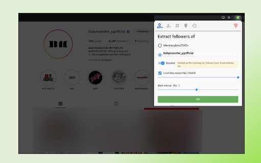 Growman: IG Email Extractor screenshot