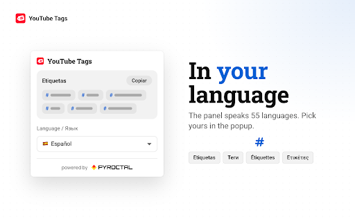 YouTube Tags — Video Tag Viewer & Extractor for Any Video screenshot