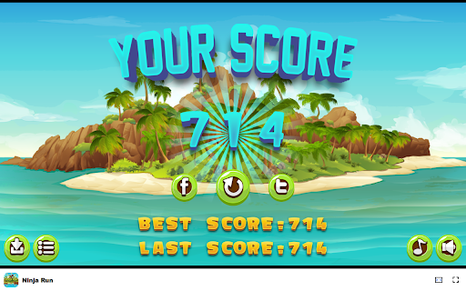 Ninja Run Game in Browser - Free & Offline available screenshot