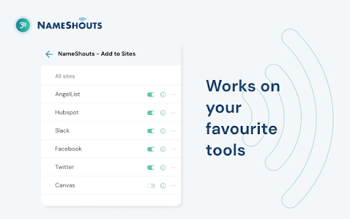 NameShouts - Name Pronunciation tool screenshot
