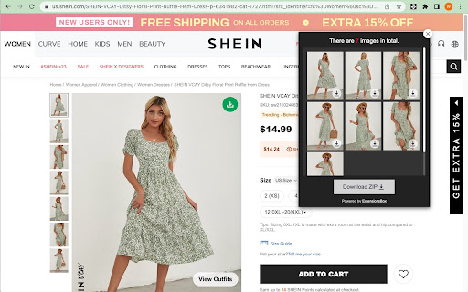 Shein Images Downloader screenshot