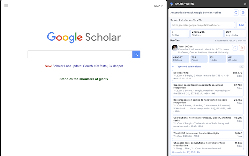 Scholar Watch screenshot