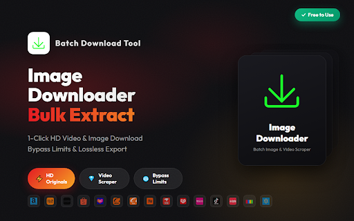 Ultimate Web Image & Video Bulk Downloader screenshot
