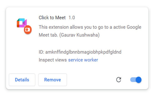 Click to Meet screenshot