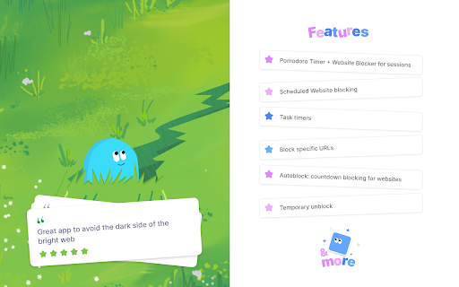 Otto: Pomodoro timer & Website Blocker. Block sites, Focus mindfully screenshot