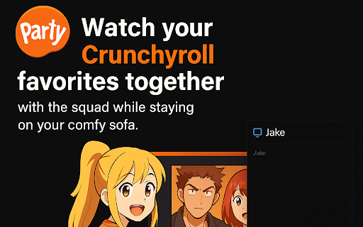 Crunchyroll Party: watch together and chat screenshot