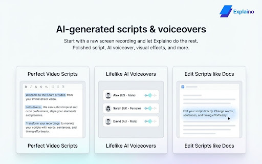 Explaino: AI Screen Recorder & Explainer Video Maker screenshot