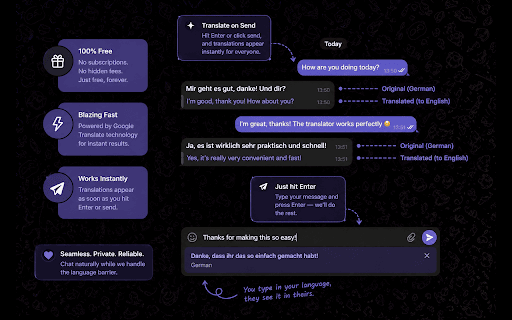 Simple Telegram Translator - by Stilian G screenshot