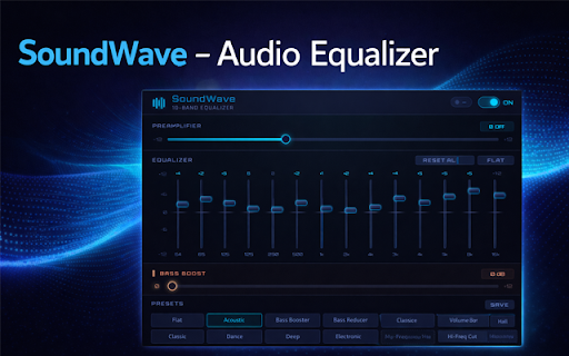SoundWave - Audio Equalizer screenshot