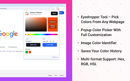 Color Picker & Eyedropper – GoPickColors screenshot