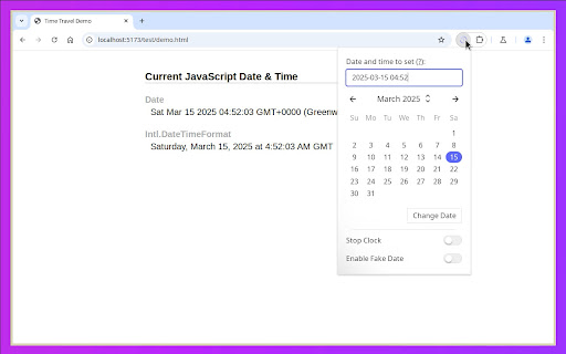 Time Travel screenshot