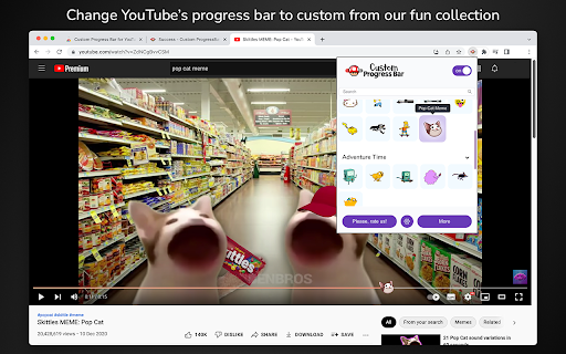Custom Progress Bar for YouTube™ screenshot