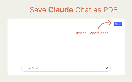 Claude to PDF screenshot