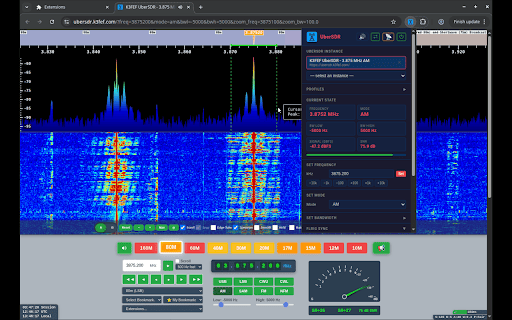 UberSDR Bridge screenshot