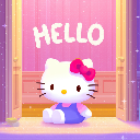 Cute Hello Kitty Sitting Room Live Wallpaper icon