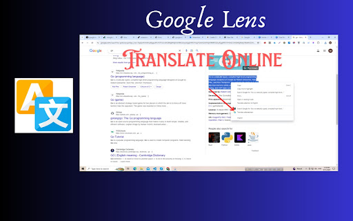 Google Lens Translate Online screenshot