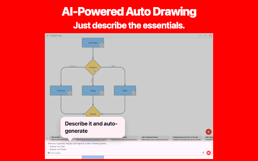 Simple Flowchart AI screenshot