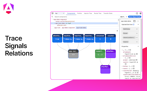 Angular DevTools screenshot