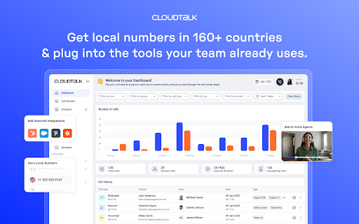 CloudTalk Click-to-Call screenshot