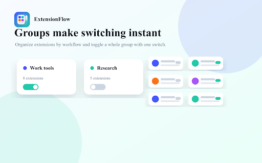 ExtensionFlow Manager screenshot