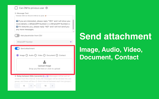 Message Sender - Web Sender screenshot