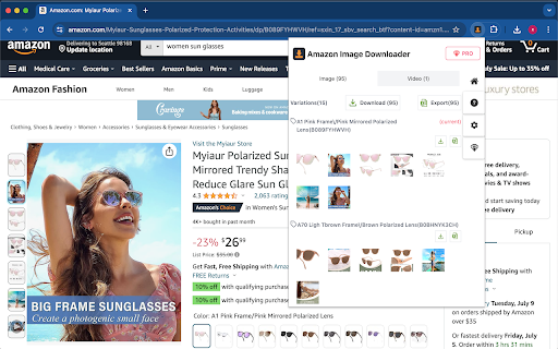 Amazon Image & Video Downloader - Bulk Tool screenshot