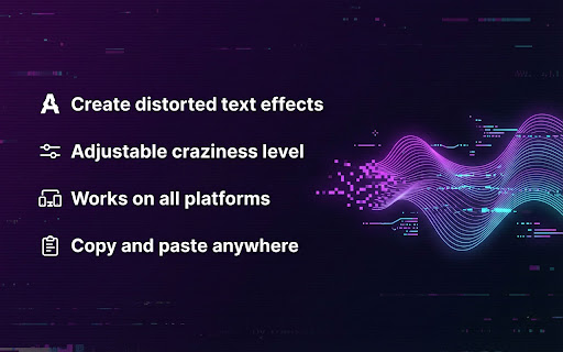 Glitch Text Generator screenshot