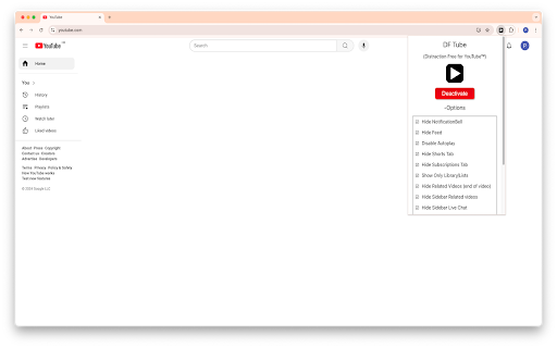 DF Tube New (Distraction Free for YouTube™) screenshot