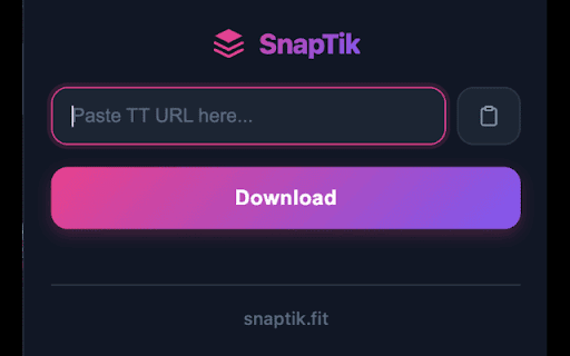 SnapTik - TT Downloader No Watermark screenshot