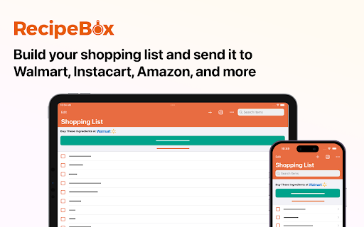 RecipeBox – Save Your Recipes! screenshot