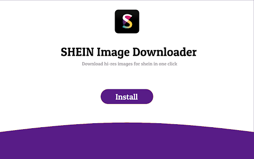 Shein image downloader screenshot