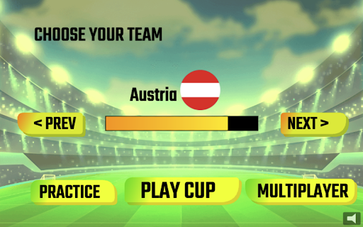 Soccer Skills Euro Cup Game screenshot