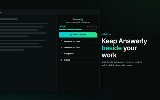 Answerly - Visual AI Assistant screenshot