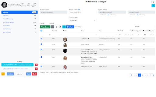 IG Followers Manager - Track, Automate, Export screenshot