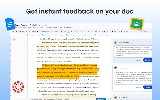 TypeOS: AI Humanizer, Research Assistant & Essay Writer for Google Docs screenshot