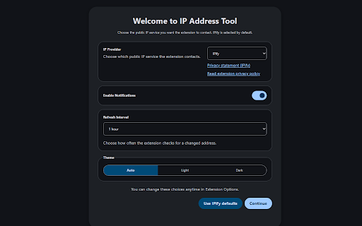 IP Address Tool screenshot