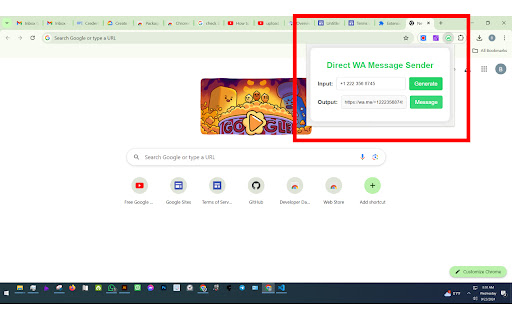 Direct WA Message Sender screenshot