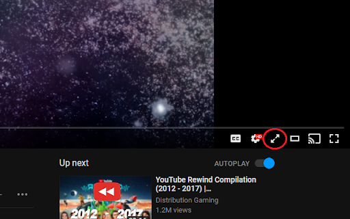 YouTube Windowed FullScreen screenshot
