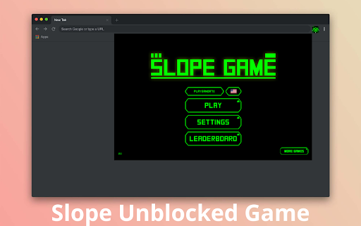 Slope Unblocked Game screenshot
