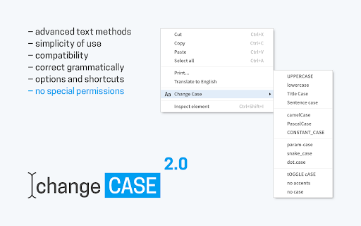 Change Case screenshot