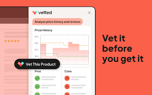 Vetted AI: Your Shopping Agent screenshot