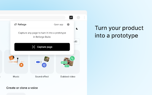 Reforge – AI prototyping for product builders screenshot