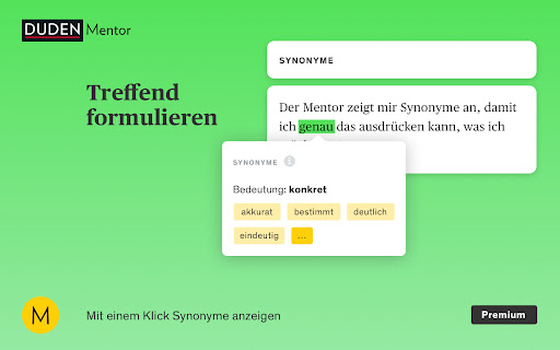 Duden-Mentor-Textprüfung screenshot