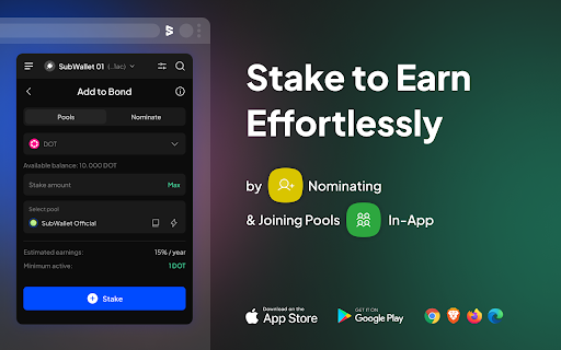 SubWallet - Polkadot Wallet screenshot