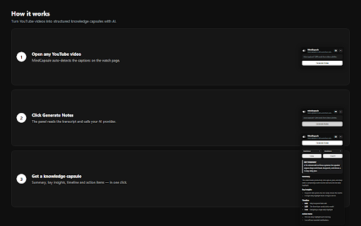 MindCapsule for YouTube screenshot