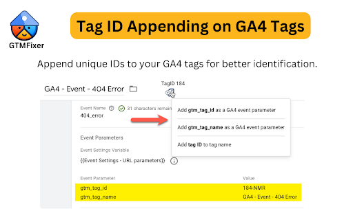 GTMFixer - Google Tag Manager Enhancements screenshot