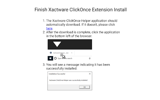Xactware ClickOnce screenshot