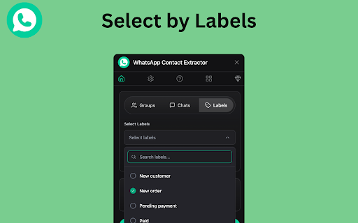 Contact Extractor screenshot
