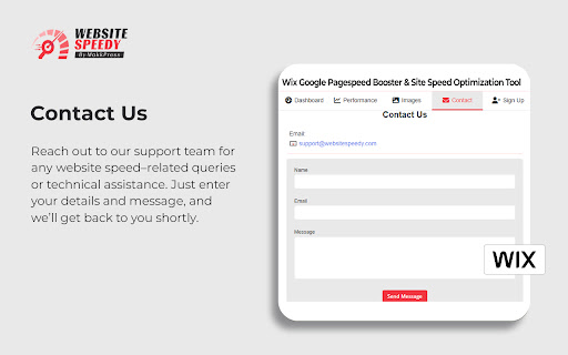 Wix Google Pagespeed Booster & Site Speed Optimization Tool screenshot